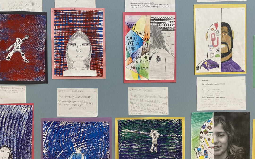 Portraits of a Leader: A School-Wide Art Project